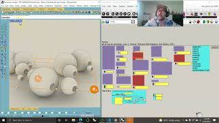 THE DEATH STAR: SAND BOX PLAY: B2_C3 LEARNING PYTHON with ghPython in Grasshopper for Rhino3D