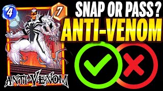 ANTI-VENOM 💉 Details & Mechanics | Snap or Pass | Marvel Snap