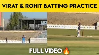 Virat Kohli Rohit Sharma Batting Practice in Australia | Team India Practice Today |