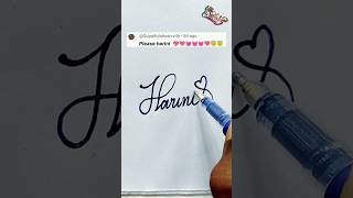 stylish name | Harini | sk cursive art | how to make a stylish name | stylish signature