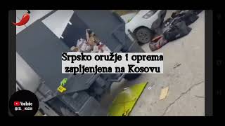 Kosovo,navodno zapljenjeno srpsko oružje i oprema?!#srbija #hrvatska #kosovo #kosova #balkan