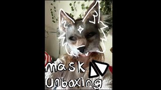 Unboxing coyote mask video 👹👹💅💅