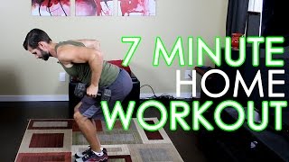 7 Minute Home Workout - Burn Fat with this HIIT Strength Workout - Cardio Workout for Losing Weight