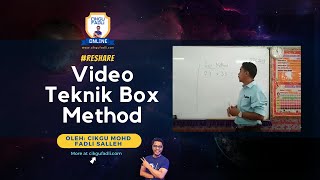 Video Teknik Box Method