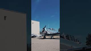 T6 Texan Engine Start (LOUD AND POWERFUL! ) #avgeeks #aviation #pilot #pilotlife #airplane