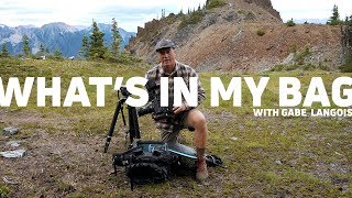 What's In My Bag / Gabe Langois / Shimoda Action X70 DV Camera Bag