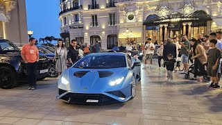 AMAZING SUPERCARS MONACO 2024 - VALKYRIE LAFERRARI MC20 VEYRON 918 SPYDER STO #carspotting #luxury