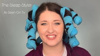 How I use the Sleep Styler Curlers | Heatless curls