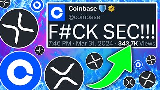 COINBASE TO SAVE RIPPLE FROM SEC!!! XRP WILL BE $500 THIS SUMMER!!! - RIPPLE XRP NEWS TODAY