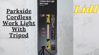 Parkside cordless work light / Επαναφορτιζόμενη λάμπα από την parkside στα 30 ευρώ