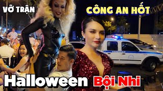 Bội Nhi hóa trang Đêm Halloween Vỡ Trận Tại Quán Cá Viên Chiên