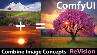 ComfyUI - ReVision! Combine Multiple Images into something new with ReVision!