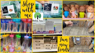 DOLLAR TREE 🌳 SHOP WITH ME/ WALKTHROUGH  & FUN NEW FINDS