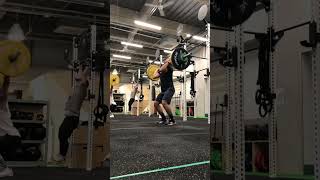 Clean and 2 push jerk is my favourite crossfit #shorts