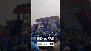 Crowd Crazy for IND vs PAK Cricket Match at Modi Stadium #icc #iccworldcup2023 #iccworldcup #cricket