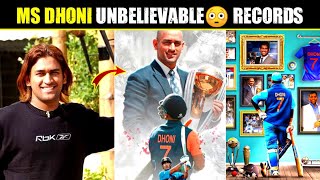 MS Dhoni Unbelievable 😳 World records |amazing👌 facts | #shorts