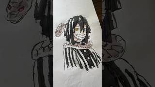 Drawing obanai lguro ✨|| demons layer || anime drawing || #drawing #art #shorts