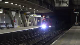 London Underground 1960 Stock L133, TRC666 and L132 passing Canning Town