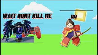 Playing Bedwars With Controller #robloxbedwars #roblox #bedwarsroblox #bedwars