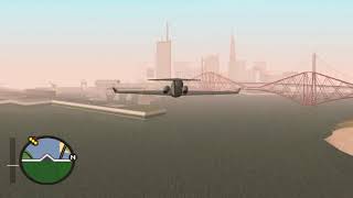 GTA San Andreas | Landing on the fighter ship