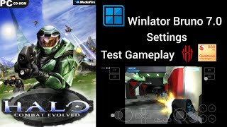 Winlator Bruno 7.0 Gameplay Halo Combat Evolved Test Red Magic 6 Pro SD888