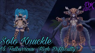 Solo Knuckle Vs. Falburrows HD (Hard) - [Toram Online]