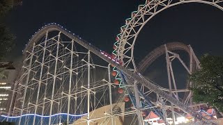 Tallest Roller Coaster in Tokyo City - Thunder Dolphin - Tokyo Dome City Attractions サンダードルフィン