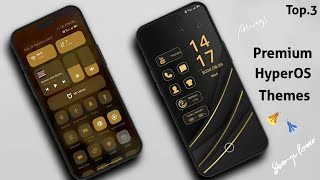 3 Premium HyperOS Themes for Xiaomi,Redmi,Poco 🤩 | HyperOS Amazing  Themes✨