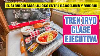 TREN 🚄 IRYO DE BARCELONA A MADRID 🇪🇸 : SERVICIO EJECUTIVO A 300KM P/HORA 🥘