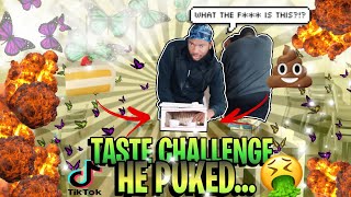 WHAT'S IN THE BOX TIK TOK TASTE CHALLENGE!!! (FT. @KAYLA VERONICA) | COASTAL BUSTAS