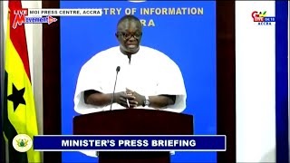 (((LIVE))) Minister's Press Briefing | 1/10/2024