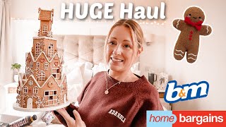 CHRISTMAS HAUL 2024 | HUGE HOME BARGAINS, B&M HAUL| STOCKING FILLERS, CHRISTMAS DECOR & MORE.... 🎅🏻