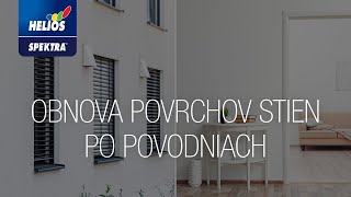 Obnova povrchov stien po povodniach