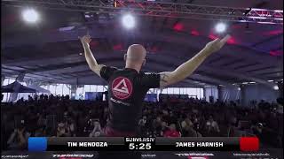 30 SECOND TRIANGLE CHOKE. Tim Mendoza. Vs James Harnish  No Gi Jiu Jitsu match