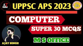 SUPER 30 II MICROSIFT OFFICE II MCQS