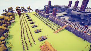 CAN 150x SHADOW COMPANY SOLDIER CAPTURE MEDIEVAL CASTLE? - Totally Accurate Battle Simulator TABS