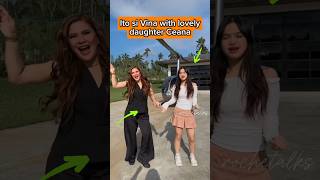 Vina Morales with Daughter Ceana Ito sila sa Dance Challenge #shorts #vinamorales #viralvideo