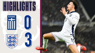 INCREDIBLE Curtis Jones Debut! | Greece 0-3 England | Nations League | Highlights