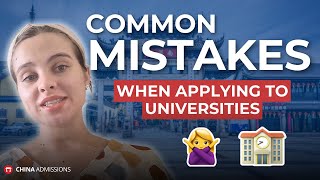 Biggest Mistakes Students Make When Applying to Universities