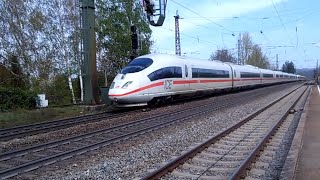 ICE 3 Doppeltraktion und BLS Cargo Vectron Durchfahrt