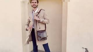 Brown Leather Messenger Bag, Brown Cross-body Bag - On the Road  | Time Resistance Official Video