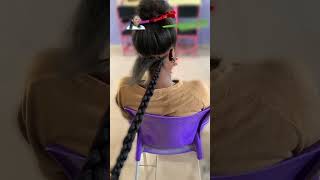 The trick behind loose braids. @hairbyglowry. #viral #hairstyles