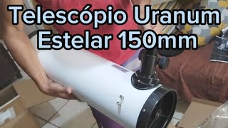 Unboxing Telescópio Uranum Estelar 150mm!!! Primeiro unboxing desse modelo.