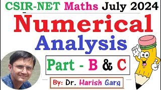 Numerical Analysis |Complete Solution |CSIR NET July 2024 |Short Cut Tricks