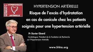 Risque de l’excès d’hydratation en cas de canicule chez les patients soignés pour une hypertension