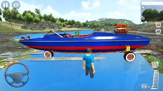 Power Speed Boat In Indonesia Bus Simulator 3D - 210kmh In The City - Android Gameplay