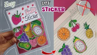 How to Make Stickers at Home / DIY Stickers / Handmade stickers / Step by Step!