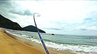 Uma das melhores praias de tombo de Ubatuba SP pra pesca de praia!