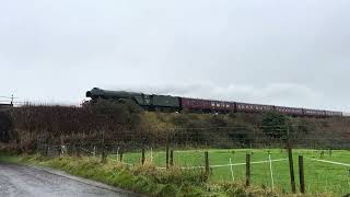 60103 Flying Scotsman heads towards Ladybank 07/10/2023