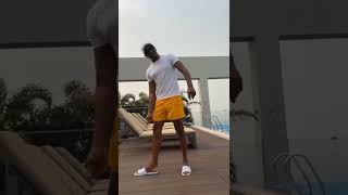 DJ Dravo Dance by Pushpa Song srivalli step 😁 #short #shorts